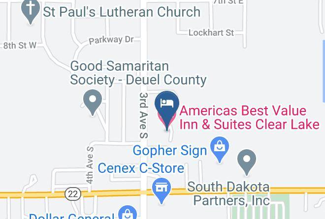 Deuel - Americas Best Value Inn & Suites Clear Lake Maps
