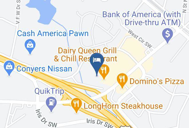 Rockdale - Americas Best Value Inn Conyers Maps
