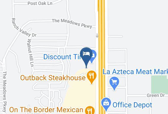 Americas Best Value Inn & Suites Desoto Dallas S Map