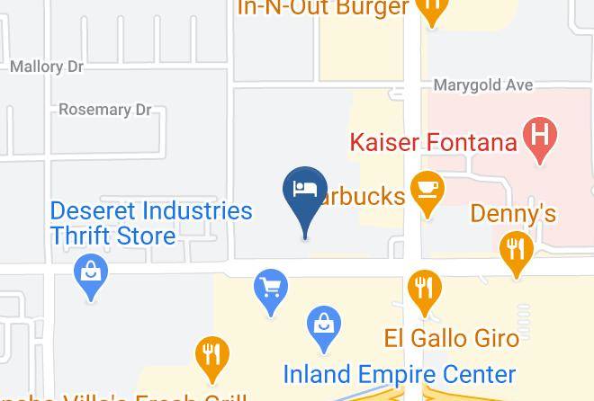 San Bernardino - Americas Best Value Inn & Suites Fontana Maps
