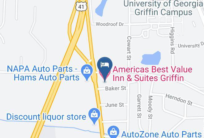 Spalding - Americas Best Value Inn & Suites Griffin Maps