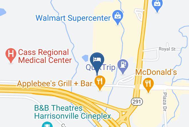 Cass - Americas Best Value Inn & Suites Harrisonville Maps