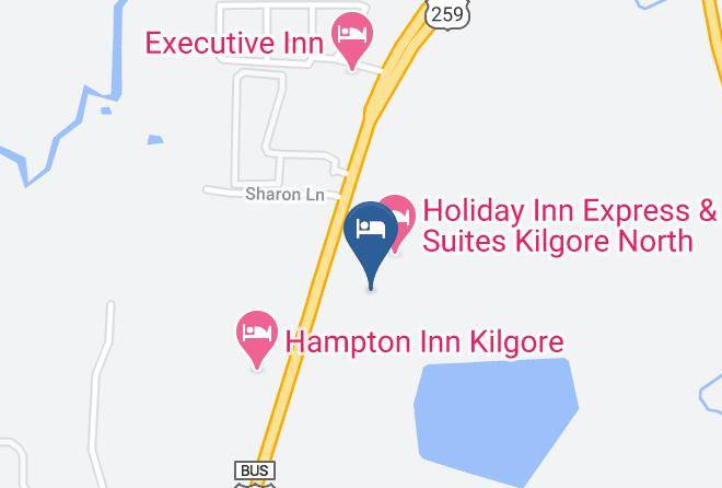 Gregg - Quality Inn & Suites Kilgore Longview Maps