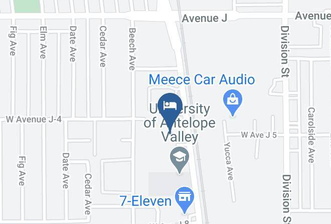 Americas Best Value Inn & Suites Lancaster Map