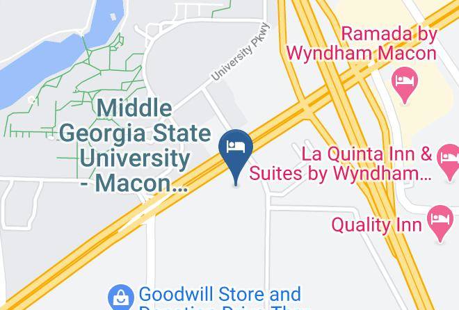 Americas Best Value Inn & Suites Macon At Eisenhower Pkwy Map