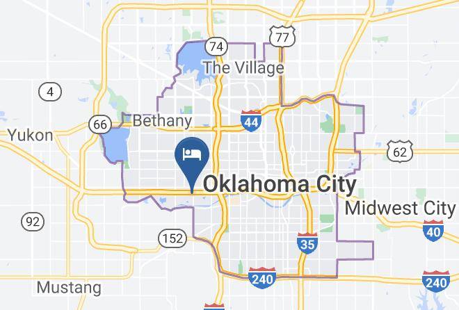 Econo Lodge Inn & Suites Oklahoma City West Map