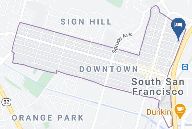 San Mateo - Americas Best Value Inn & Suites Sfo Airport N Maps