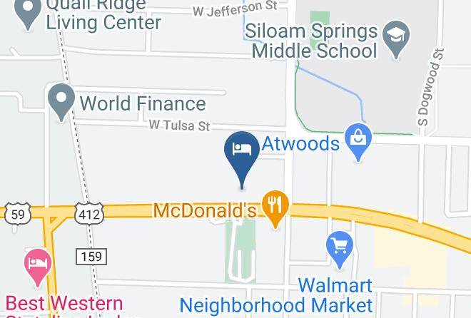 Benton - Americas Best Value Inn & Suites Siloam Springs Maps