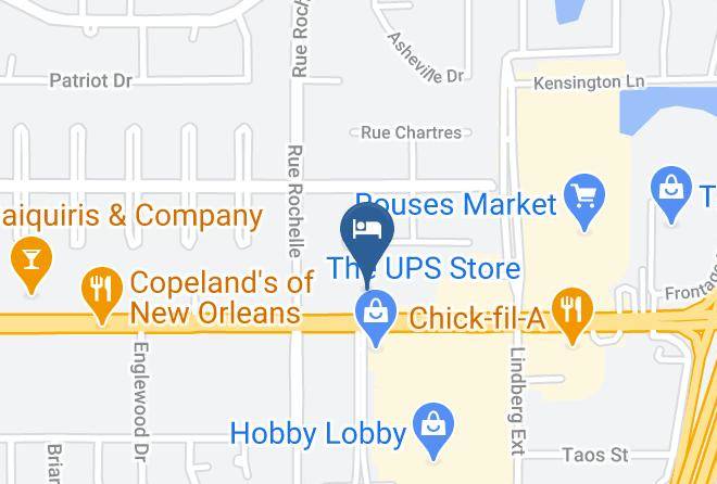 Americas Best Value Inn & Suites Slidell Map