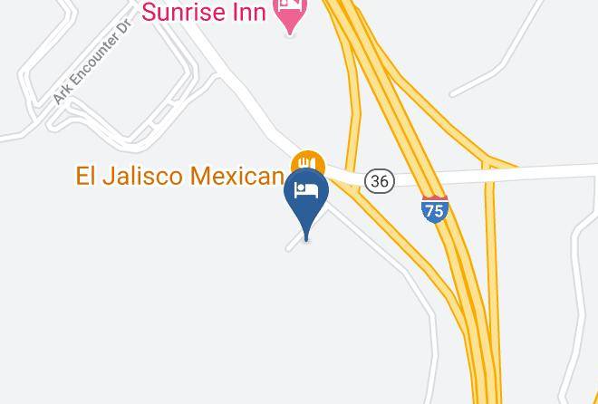 Americas Best Value Inn & Suites Williamstown Map