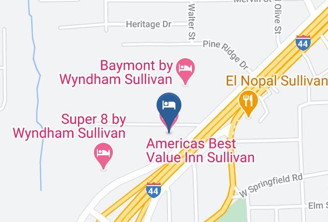 Franklin - Americas Best Value Inn Sullivan Maps