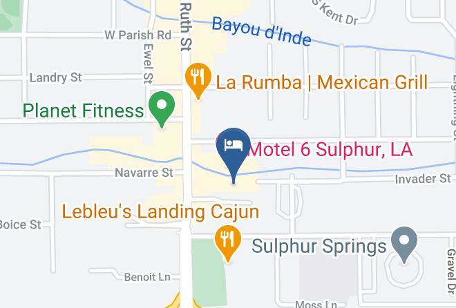 Calcasieu Par - Americas Best Value Inn Sulphur Maps