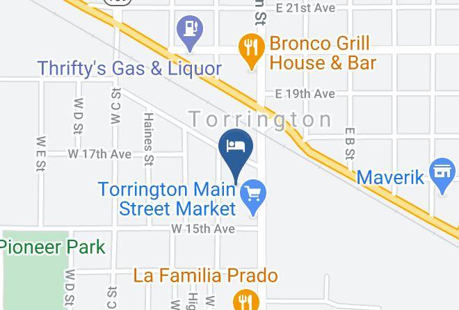 Goshen - Americas Best Value Inn Torrington Maps