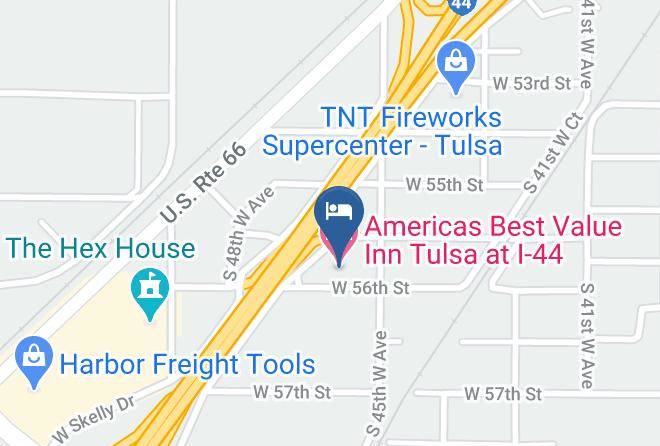 Tulsa - Americas Best Value Inn Tulsa At I 44 Maps