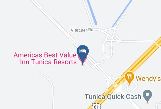 Tunica - Americas Best Value Inn Tunica Resorts Maps