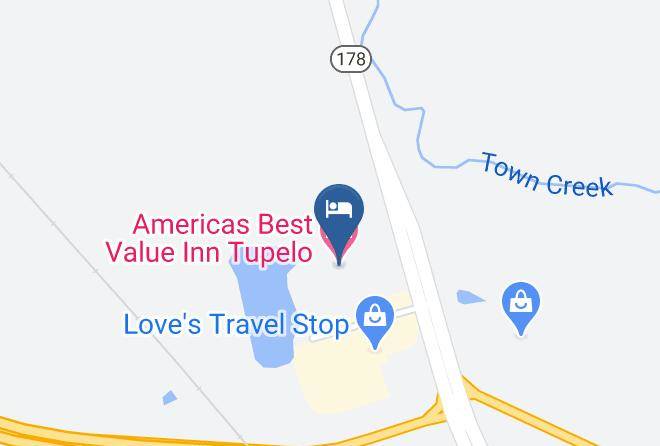 Lee - Americas Best Value Inn Tupelo Maps