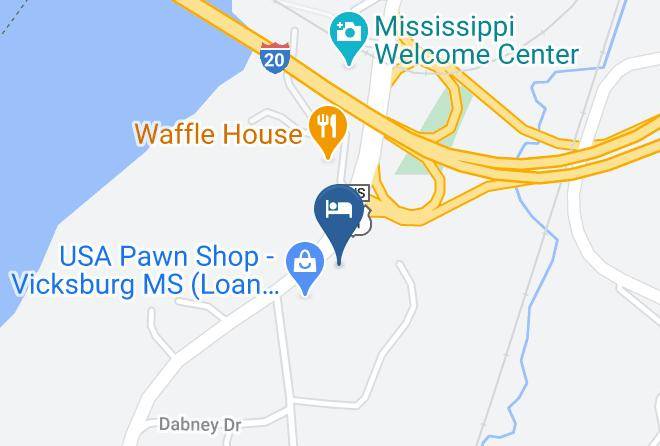 Warren - Americas Best Value Inn Vicksburg Maps