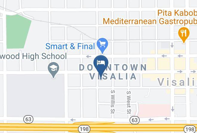 Tulare - Americas Best Value Inn Visalia Maps
