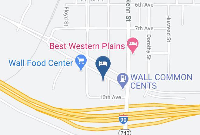 Pennington - Americas Best Value Inn Wall Maps