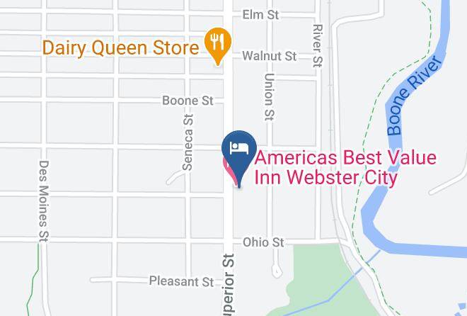 Hamilton - Americas Best Value Inn Webster City Maps