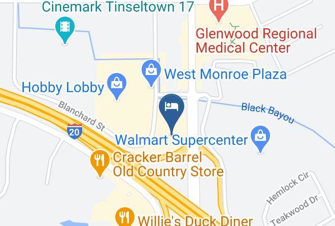 Ouachita Par - Americas Best Value Inn West Monroe Maps