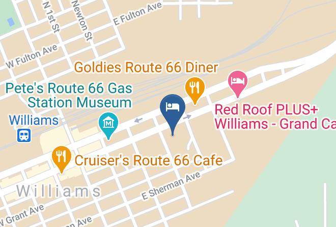 Coconino - Americas Best Value Inn Williams Grand Canyon Maps