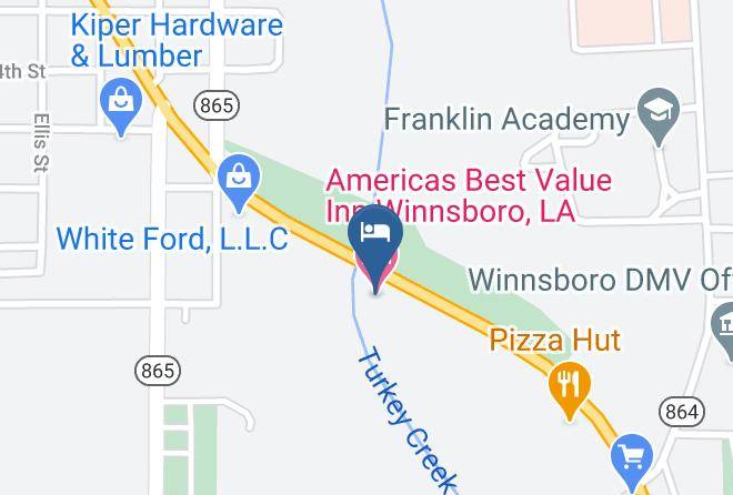 Franklin Par - Americas Best Value Inn Winnsboro La Maps