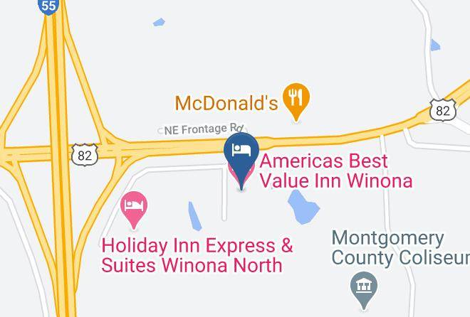 Montgomery - Americas Best Value Inn Winona Maps