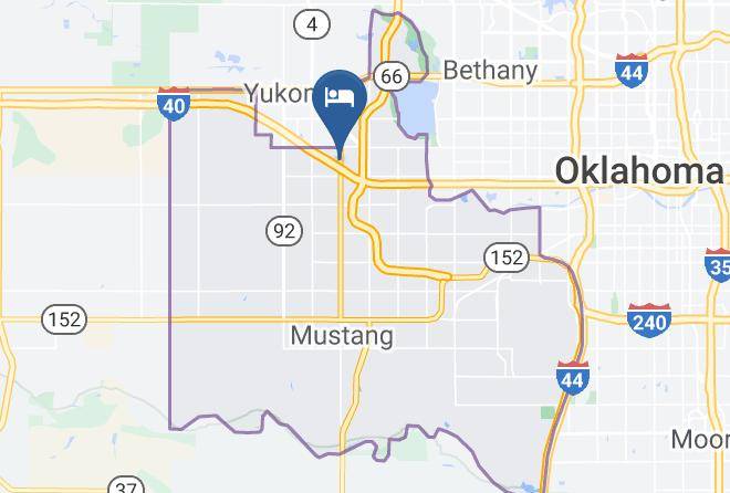 Canadian - Americas Best Value Inn & Suites Yukon Oklahoma City Maps