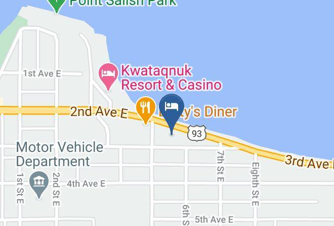 Lake - Americas Best Value Port Polson Inn Maps