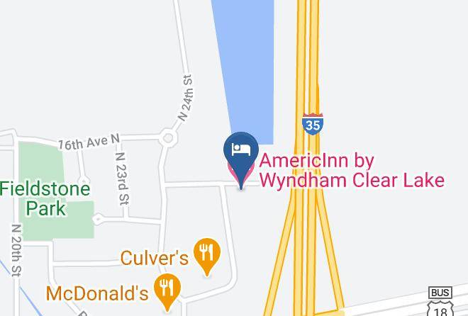 Cerro Gordo - Americinn By Wyndham Clear Lake Maps