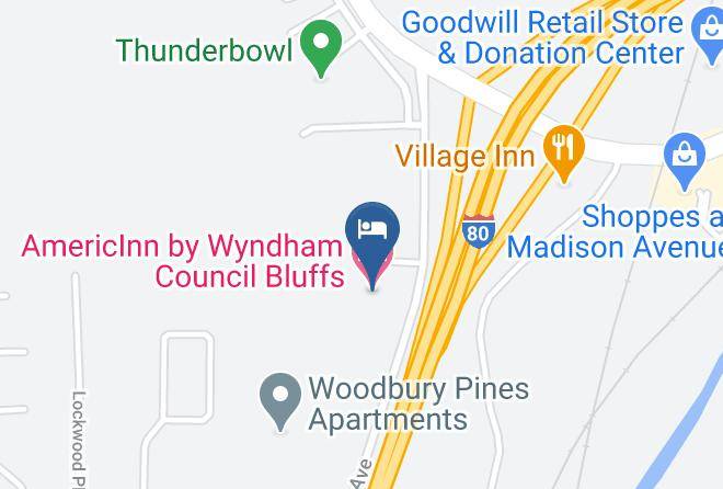 Pottawattamie - Americinn By Wyndham Council Bluffs Maps