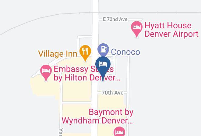 Denver - Americinn By Wyndham Denver Airport Maps