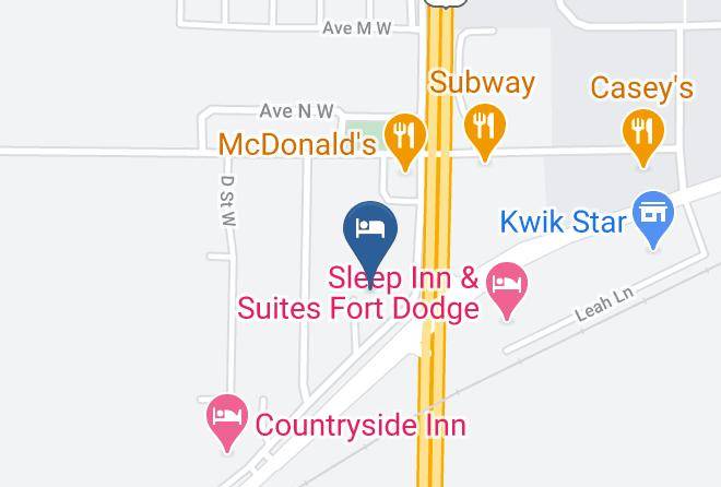 Webster - Americinn By Wyndham Fort Dodge Maps