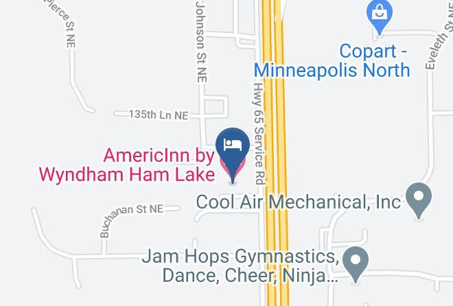 Anoka - Americinn By Wyndham Ham Lake Maps
