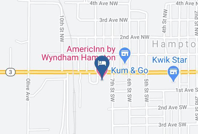 Franklin - Americinn By Wyndham Hampton Maps