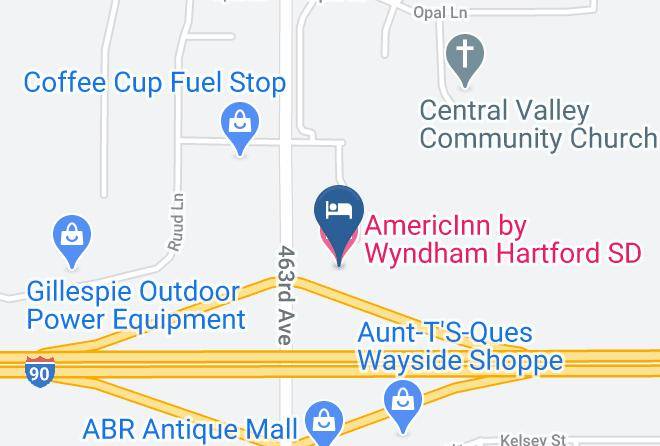 Americinn By Wyndham Hartford Sd Map
