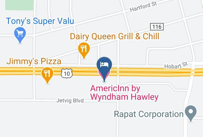 Clay - Americinn By Wyndham Hawley Maps