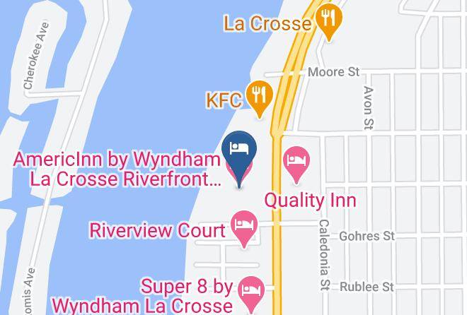 La Crosse - Americinn By Wyndham La Crosse Riverfront Conference Center Maps