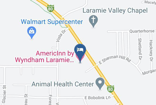 Albany - Americinn By Wyndham Laramie Near University Of Wyoming Maps