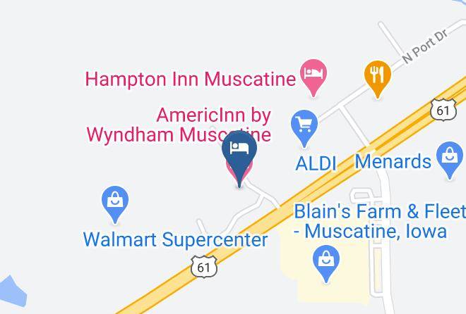 Muscatine - Americinn By Wyndham Muscatine Maps