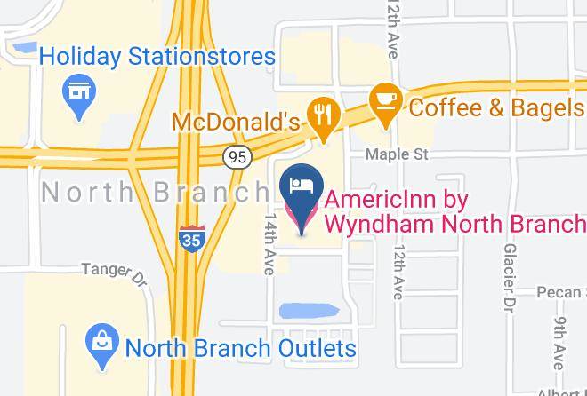 Chisago - Americinn By Wyndham North Branch Maps