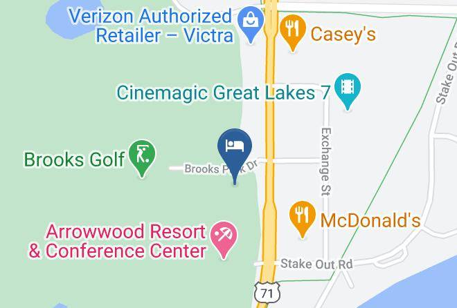 Dickinson - Americinn By Wyndham Okoboji Maps