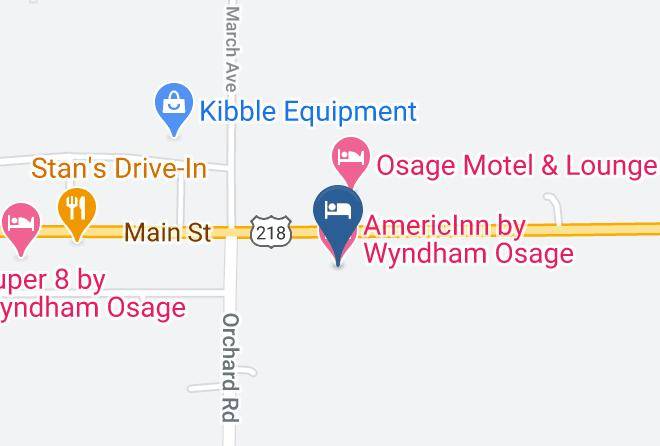 Mitchell - Americinn By Wyndham Osage Maps