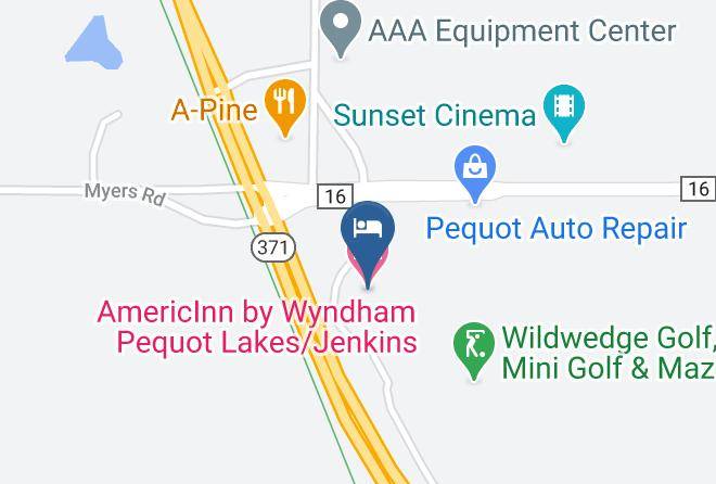 Crow Wing - Americinn By Wyndham Pequot Lakes Jenkins Maps