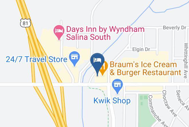 Saline - Americinn By Wyndham Salina Maps