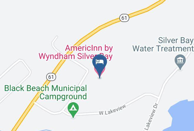 Lake - Americinn By Wyndham Silver Bay Maps