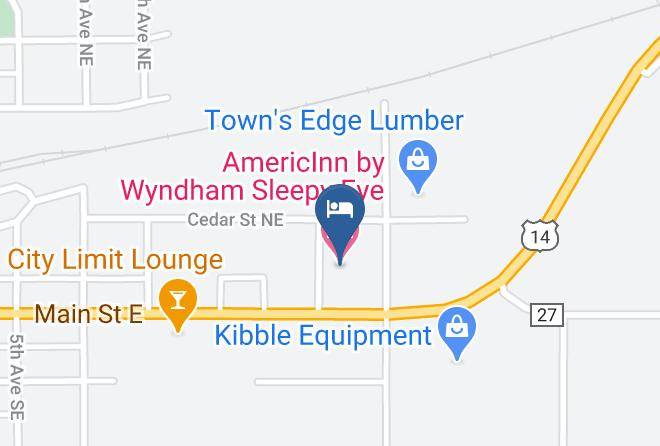 Brown - Americinn By Wyndham Sleepy Eye Maps