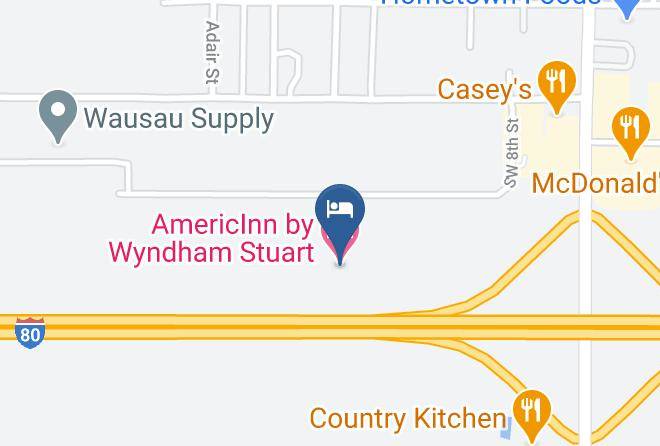 Adair - Americinn By Wyndham Stuart Maps