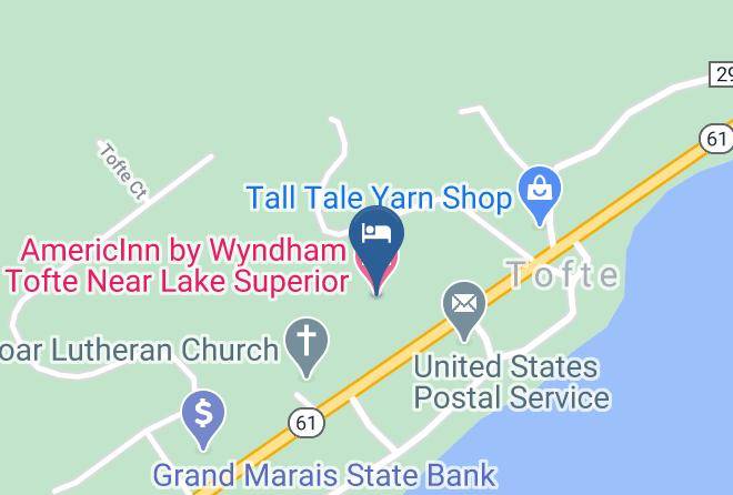 Americinn By Wyndham Tofte Near Lake Superior Map